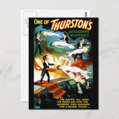 Carte Postale Le mystère stupéfiant de Thurston ! (Devant / Derrière)