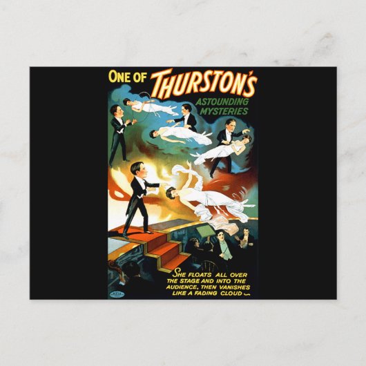 Carte Postale Le mystère stupéfiant de Thurston ! (Devant)