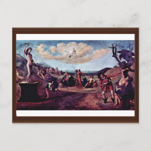 Carte Postale Le Mythe De La Séquence De Peinture De Prométhée