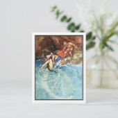 Carte Postale Le nain jaune par Warwick Goble (Debout devant)