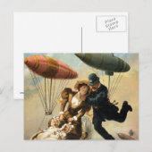 Carte Postale Le Navire Aérien - La Flèche (Devant / Derrière)
