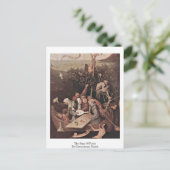 Carte Postale Le Navire Des Fools. Par Hieronymus Bosch (Debout devant)