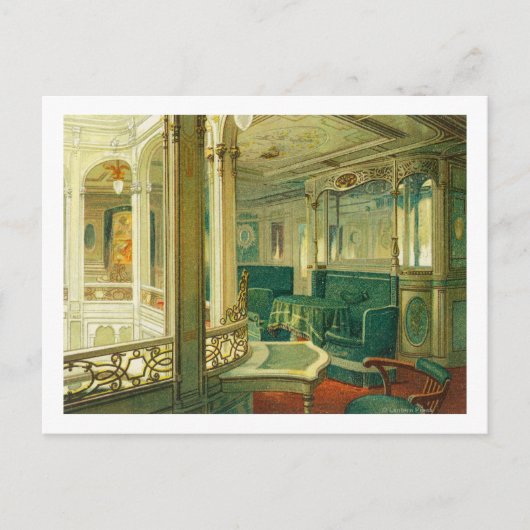 Carte Postale Le navire Patricia, ligne Hambourg-Amérique (Devant)