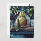Carte Postale Le Népal Bouddha (Devant / Derrière)