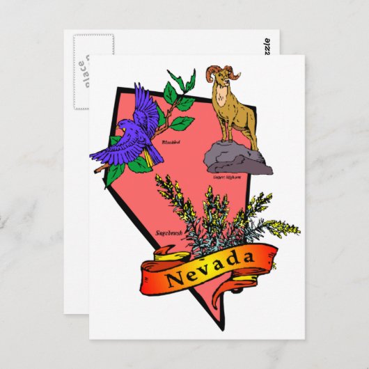 Carte Postale Le Nevada (Devant / Derrière)