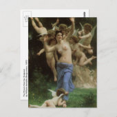 Carte Postale Le nid de la guêpe par William Adolphe Bouguereau (Devant / Derrière)