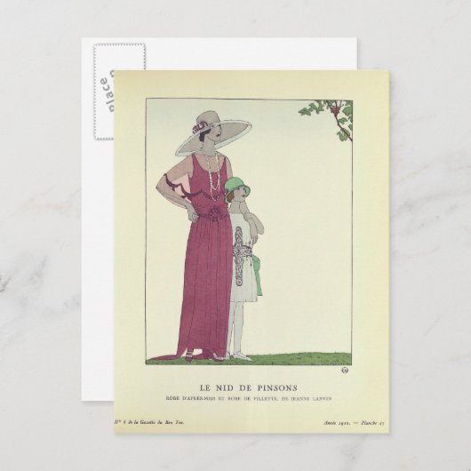 Carte Postale Le Nid de Pinsons (Devant / Derrière)