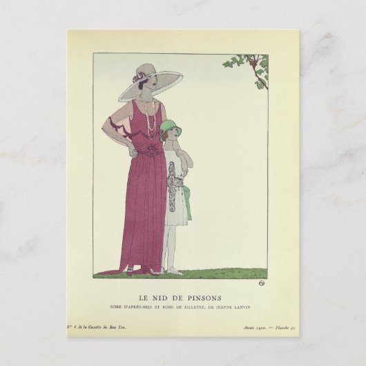 Carte Postale Le Nid de Pinsons (Devant)