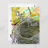Carte Postale Le nid vide (Devant / Derrière)