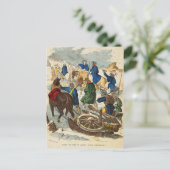 Carte Postale Le Noble Train d'Artillerie de Henry Knox (Debout devant)