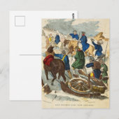 Carte Postale Le Noble Train d'Artillerie de Henry Knox (Devant / Derrière)