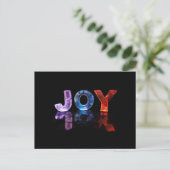 Carte Postale Le nom Joy in 3D Lights (Photographie) (Debout devant)