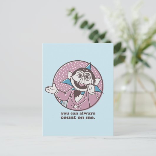 Carte Postale Le nombre | Vous Pouvez Toujours Compter Sur Moi (Debout devant)