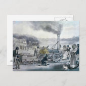 Carte Postale Le "Northumbrien" de Stephenson (Devant / Derrière)