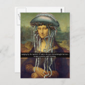 Carte Postale "Le nouveau Bonnet de Mona" (Devant / Derrière)