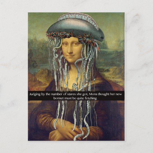 Carte Postale "Le nouveau Bonnet de Mona" (Devant)