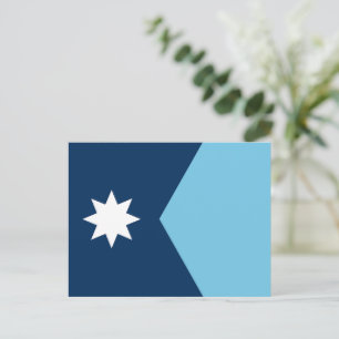 Carte Postale Le nouveau drapeau de l'État du Minnesota