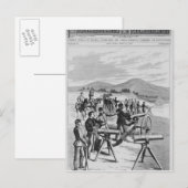 Carte Postale Le nouveau modèle Gatling Gun (Devant / Derrière)