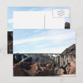 Carte Postale Le nouveau pont du barrage Hoover (Devant / Derrière)