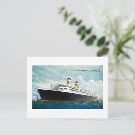 Carte Postale Le nouveau S.S. Indépendance et S.S. Constitution (Debout devant)