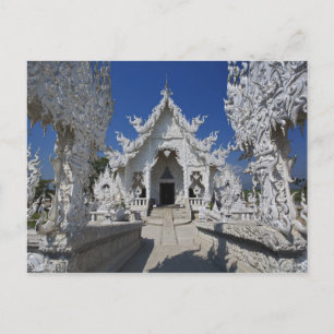 Carte Postale Le nouveau temple entièrement blanc de Wat Rong Kh