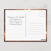 Carte Postale Le Nouvel An chinois Joyeux Embrace du Dragon (Dos)