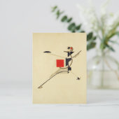Carte Postale Le nouvel homme par El Lissitzky Abstrait (Debout devant)