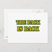 Carte Postale le pack est de retour (Devant / Derrière)