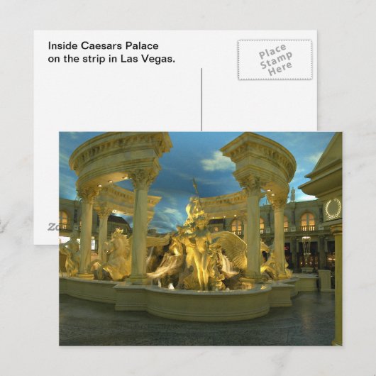 Carte Postale Le palais de Césars (Devant / Derrière)