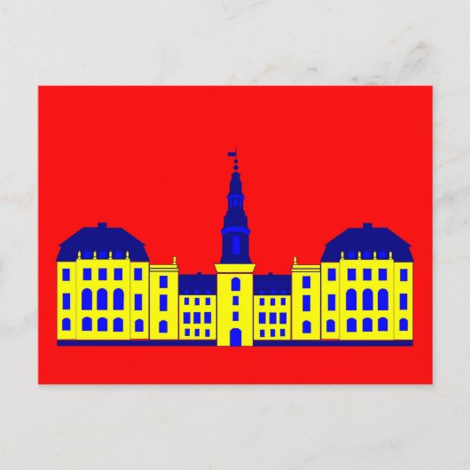 Carte Postale Le palais de Christiansborg (Devant)