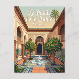 Carte Postale Le Palais de la Bahia Maroc