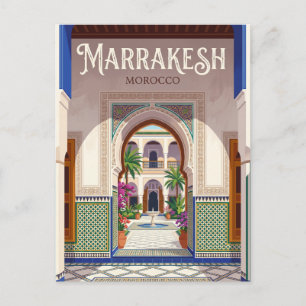 Carte Postale Le Palais de la Bahia Maroc
