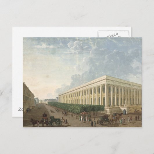 Carte Postale Le Palais de la Bourse (Devant / Derrière)