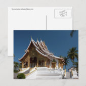 Carte Postale Le palais de Luang Prabang (Devant / Derrière)