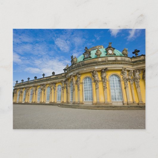 Carte Postale Le palais de Sanssouci (Devant)