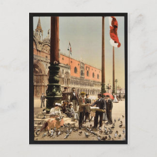 Carte Postale Le Palais des Doges et les Colonnes de Saint-Marc,