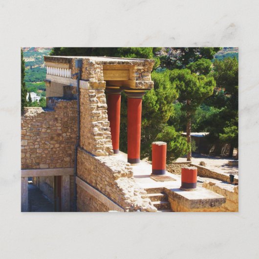 Carte Postale Le Palais Minoen de Knossos photo (Devant)
