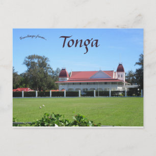 Carte Postale Le Palais Royal dans le royaume des Tonga