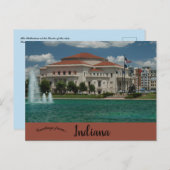 Carte Postale Le Palladium Carmel Indiana (Devant / Derrière)