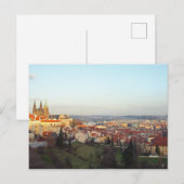 Carte Postale Le panorama de Prague (Devant / Derrière)