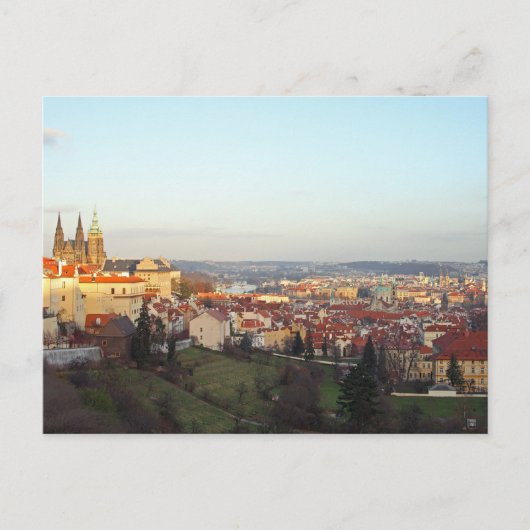 Carte Postale Le panorama de Prague (Devant)