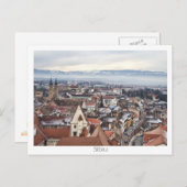 Carte Postale Le panorama de Sibiu (Devant / Derrière)