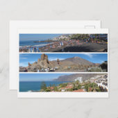 Carte Postale Le panorama de Tenerife (Devant / Derrière)