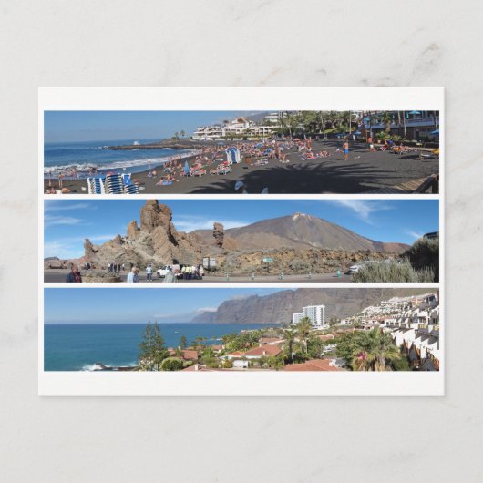 Carte Postale Le panorama de Tenerife (Devant)