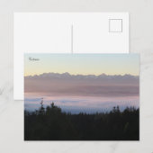 Carte Postale Le panorama des Tatras (Devant / Derrière)