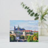 Carte Postale Le panorama sur le château de Prague (Debout devant)