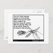 Carte Postale Le papa Jambes longues et la mouche (Devant / Derrière)