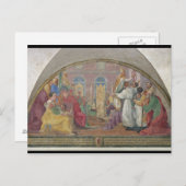 Carte Postale Le Pape Eugène IV Consacrant le couvent de San Mar (Devant / Derrière)