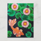 Carte Postale Le papier Koi Pond (Devant)