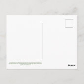 Carte Postale Le papillon Colias de Godart (Dos)